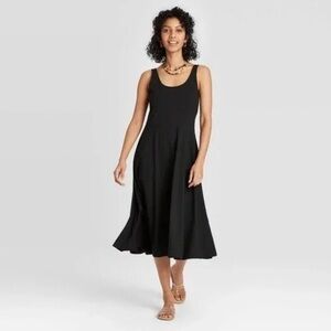 🏷️3/$20- A New Day Black Sleeveless Midi Sundress
